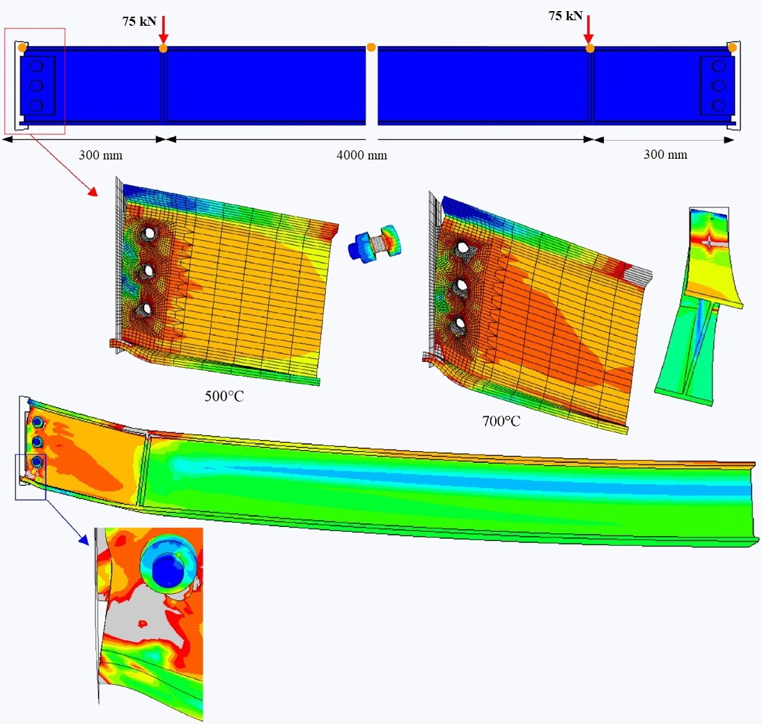 Fin-Plate Connection under Fire