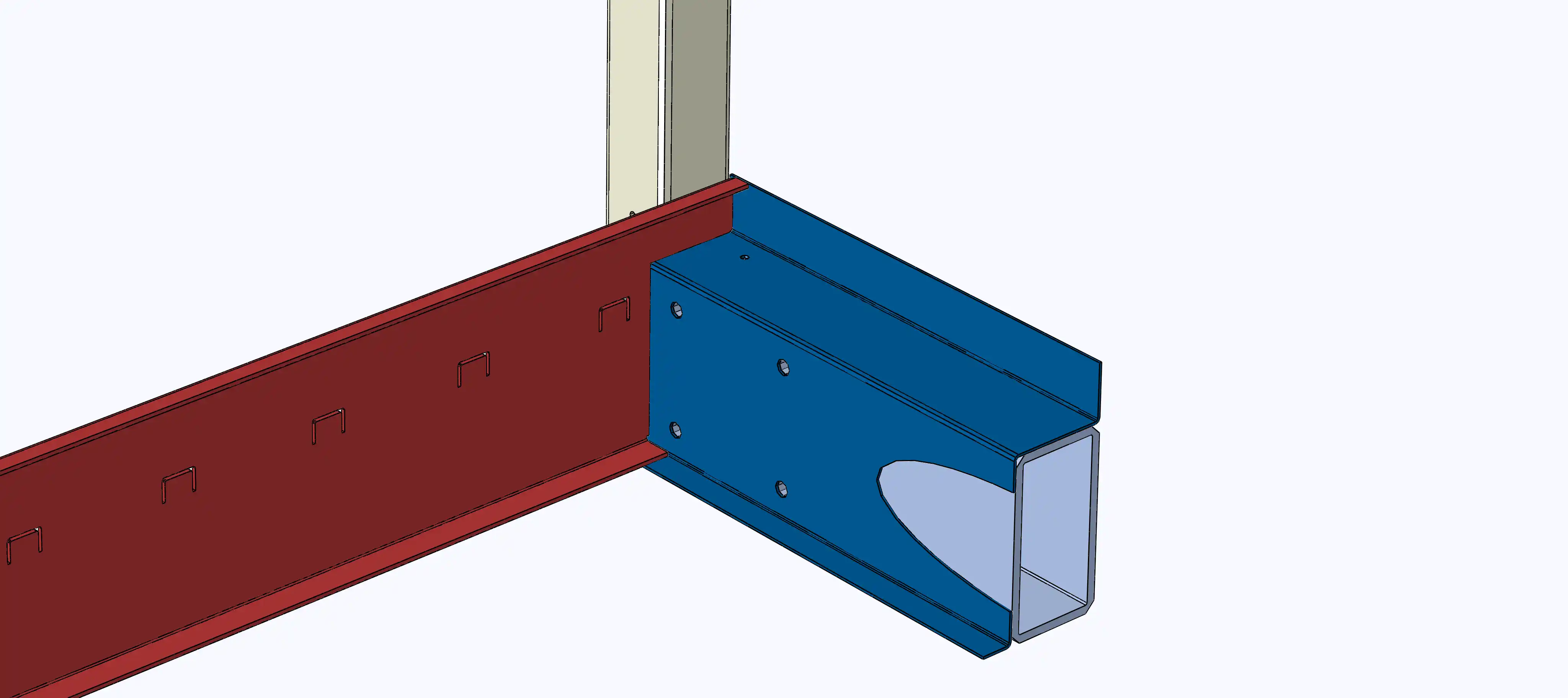 Beam-Column-Beam Connection