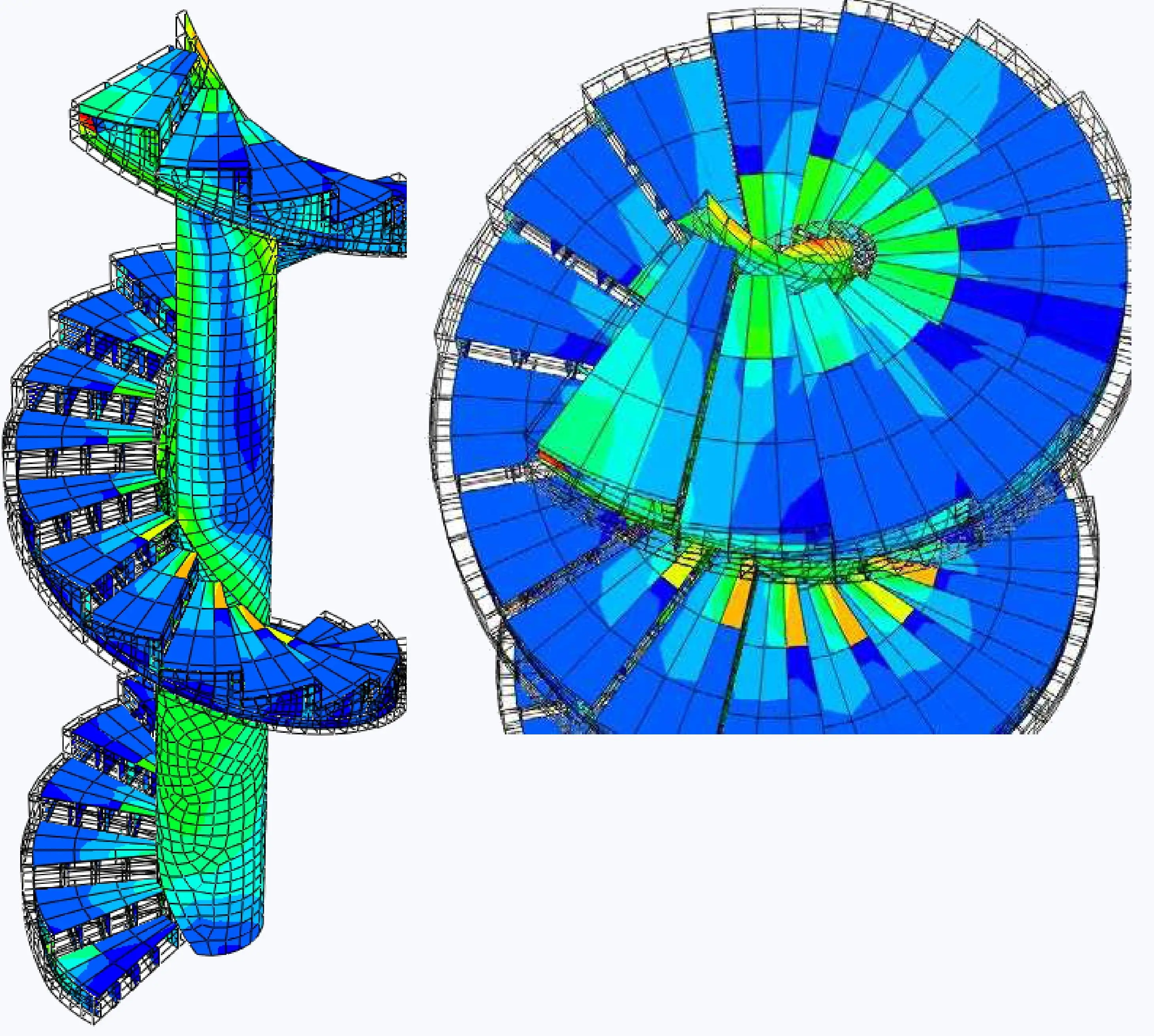 A SPIRAL STAIRCASE ANALYSIS